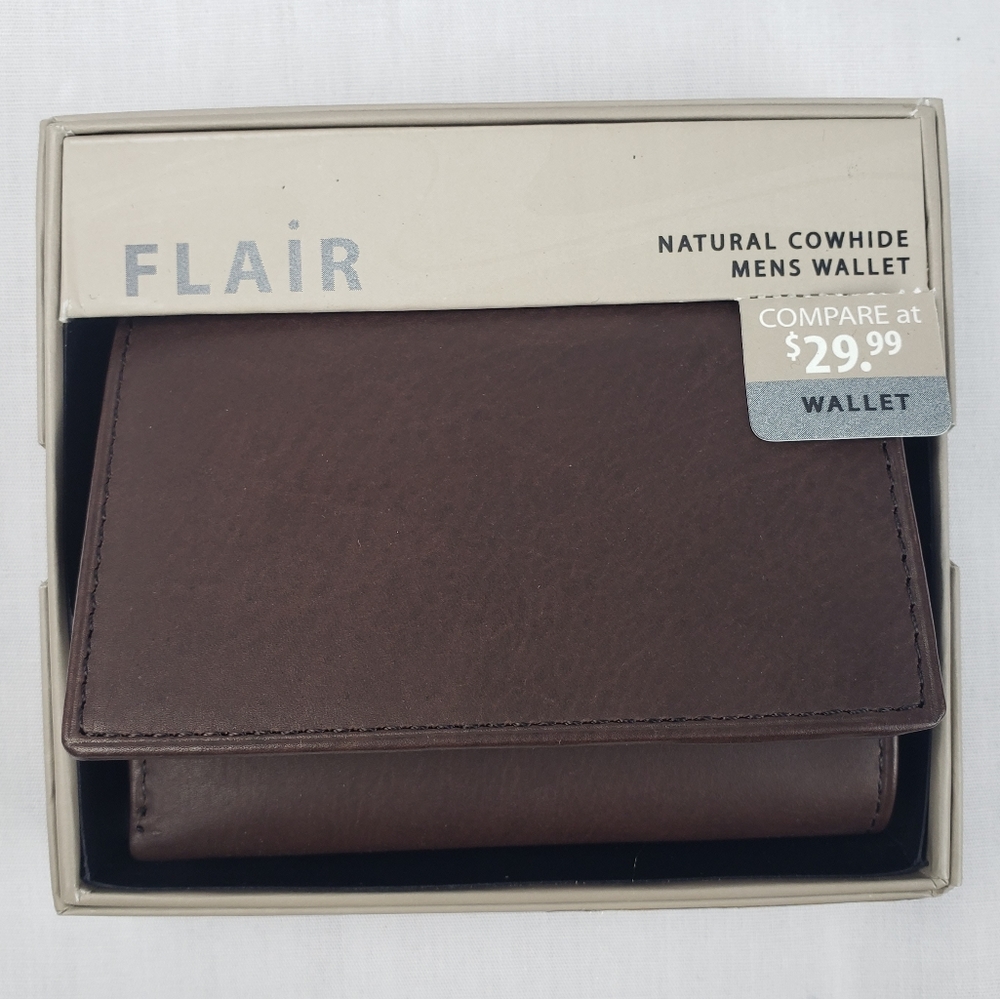 Flair Natural Cowhide Leather Men's Wallet